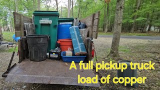 Cashing In On Copper End Of Week Scrap Metal Haul [upl. by Nagirrek]