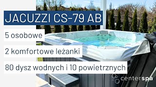 Całoroczne jacuzzi ogrodowe CS79AB z kąpielą perełkową Poznaj jego możliwości i wyposażenie [upl. by River]