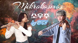 BTS 방탄소년단  Mikrokosmos 소우주  Violin and Flute cover [upl. by Ateuqirne976]