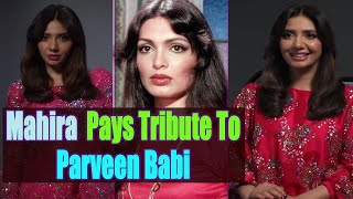 Mahira Khan transforms into ‘style goddess’ Parveen Babi  Show Time  showtimenews [upl. by Adnilreb]