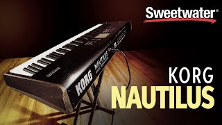 Korg Nautilus Digital Performance Workstation Demo [upl. by Nahgaem]