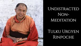 Tulku Urgyen Rinpoche  Undistracted NonMeditation  Dzogchen [upl. by Annirtak]