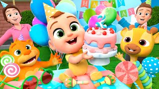 Happy Birthday Song  Lalafun Nursery Rhymes amp Original Kids Songs [upl. by Norha626]