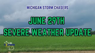 Severe Weather Update for June 29th 2024  Update Number One [upl. by Stoffel]