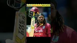 Top 5 fastest double centuries shorts cricket [upl. by Donielle]