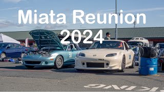 Im just here for the track day 🙂‍↔️  2024 Miata Reunion at Sonoma Raceway 👶🚗 [upl. by Ardehs]