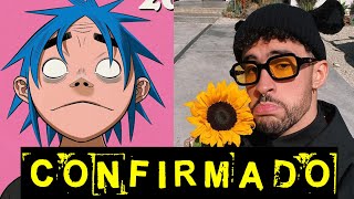 Gorillaz y Bad Bunny CONFIRMADO Nuevo álbum 2022 [upl. by Handbook386]