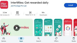 How To Install InterMiles Get Rewarded Daily Apps  How To Download InterMiles Get Rewarded Daily [upl. by Ybab]