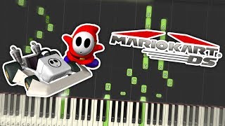 Mario Kart DS  Delfino Square Theme Piano Tutorial Synthesia [upl. by Victor]