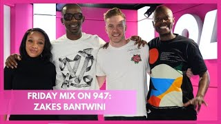 Zakes Bantwini on the Friday Mix on 947 [upl. by Vannie]