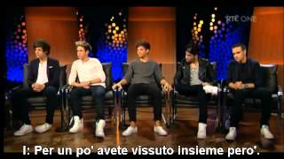 One Direction Late Late Show 1012 part 1 SUB ITA [upl. by Kalbli274]