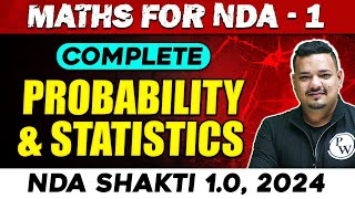 NDA Maths  ProbabilIty amp Statistics  NDA 1 2024  Defence Wallah [upl. by Herrington11]