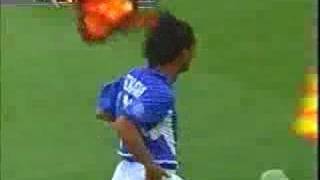 Ronaldinho free kick vs England World Cup 2002 [upl. by Anela285]