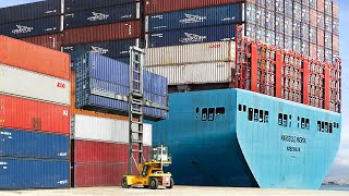 The Genius Solutions Seaports Found to Load World Largest Container Ships [upl. by Rehm]