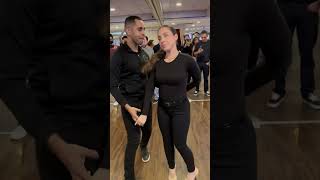 Beginner Bachata Class Demo  Demetrio amp Nicole  Bachata Dance Academy bachata bachatadance [upl. by Ruffina]