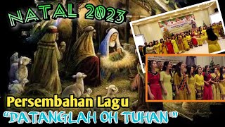 PERSEMBAHAN VOCAL GRUP  JEMAAT YOUTH HAGA MINISTRY KOTA TANGERANG  PADA PERAYAAN NATAL 2023 [upl. by Norraa96]