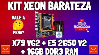 CHEGOU KIT XEON X79 E5 2650 V2  16GB RAM DDR3 APENAS R230 NO ALIEXPRESS SERÁ QUE VALEU APENA [upl. by Onilatac398]