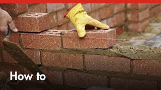 Bricklaying 101 How To Build A Brick Wall  Bunnings Warehouse [upl. by Cumine]