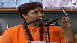 Uproar in Lok Sabha over Pragya Thakur’s oath taking ceremony [upl. by Iew]