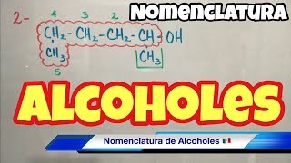 Nomenclatura de ALCOHOLES muchos ejemplos [upl. by Okihcas864]