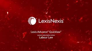 Labour Law Package on Lexis Advance Quicklaw [upl. by Notelrahc]