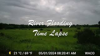 Navasota River Flooding Time Lapse [upl. by Tavia330]