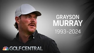 Grayson Murray’s family puts out statement on golfer’s death  Golf Central  Golf Channel [upl. by Marozas]