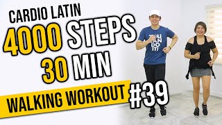 30 MIN CARDIO LATIN DANCE Workout with MOM • 4000 Steps • Walking Workout 39 • Keoni Tamayo [upl. by Novehc]