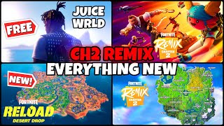 Fortnite Remix EVERYTHING NEW‼️🔥 FREE Juice Wrld Skin amp Concert HUGE Map Changes BP News  MORE [upl. by Akital905]