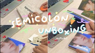 semicolon unboxing  seventeen special album✨ [upl. by Raamal]