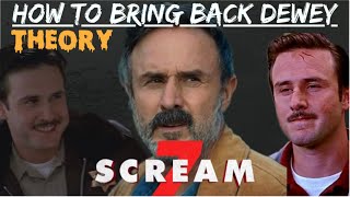 SCREAM 7 THEORY  HOW TO BRING BACK DEWEY RILEY  DAVID ARQUETTE [upl. by Jona]