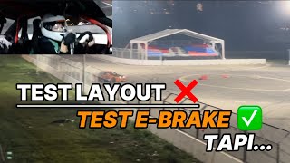 TEST LAYOUT❌ TEST EBRAKE✅ Will An EBrake Improve My Drift Does it Really Work🫣 [upl. by Cence]