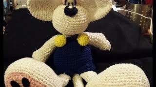 Tutorial Diddl alluncinetto amigurumi  parte I  Tutorial passo a passo [upl. by Acsicnarf]