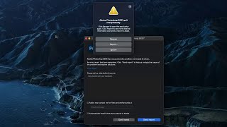 📸 Adobe Photoshop quit unexpectedly MacOS [upl. by Reinhold626]