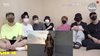 BTS Reaction to LILIFILM2 LISA Dance Performance Video [upl. by Psyche569]