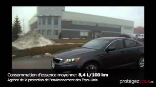 Essai de la Kia Optima 2012 [upl. by Tabshey]