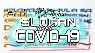 Slogan about Corona Virus COVID19 FilipinoTagalog Slogan Slogan MakingPoster Making COVID19 [upl. by Yun]