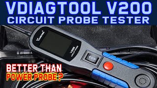 VDIAGTOOL V200 Circuit Probe Tester Review Similar to Power Probe III [upl. by Kistner]