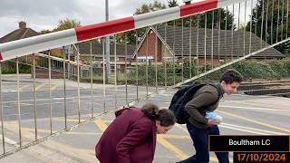 Boultham Level Crossing 17102024 [upl. by Wilsey]