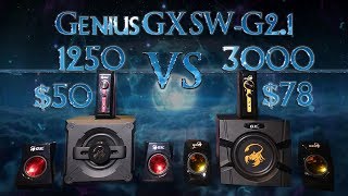 Genius GX SWG21 1250 Vs 3000 Battle Royal Review [upl. by Azrim482]