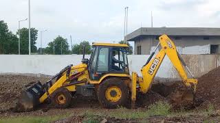 Digging work from jcb 3dx Backhoe loader [upl. by Pirzada]