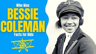 Who Was Bessie Coleman Black History Month Facts for Kids [upl. by Ute]