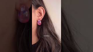 Viral Holgraphic Earrings holographic youtubeshorts ainwear ytshorts holographicearrings [upl. by Lore476]