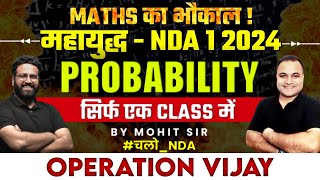 Complete NDA Probability Marathon In One 1Shot 🏃 Target  NDA 1 2024  Learn With Sumit [upl. by Burleigh171]