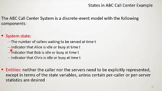 Discrete Event Simulation Part1 [upl. by Patty287]