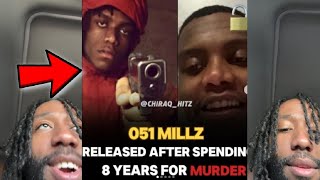 051 Drilla Reacts 051 Millz Home After 8 Years for Murder [upl. by Nyra]