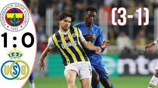 Fenerbahçe  USG 01 HIGHLIGHTS  fenerbahçe vs union saint gilloise 2024 [upl. by Wolcott294]