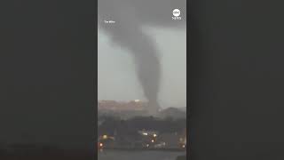 Tornado causes power flashes in Fort Lauderdale [upl. by Penelopa398]