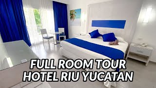 FULL ROOM TOUR  HOTEL RIU YUCATAN  Playa Del Carmen Mexico [upl. by Ennayd]