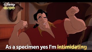 Gaston  Beauty And The Beast Lyric Video  DISNEY SINGALONGS [upl. by Rozelle632]